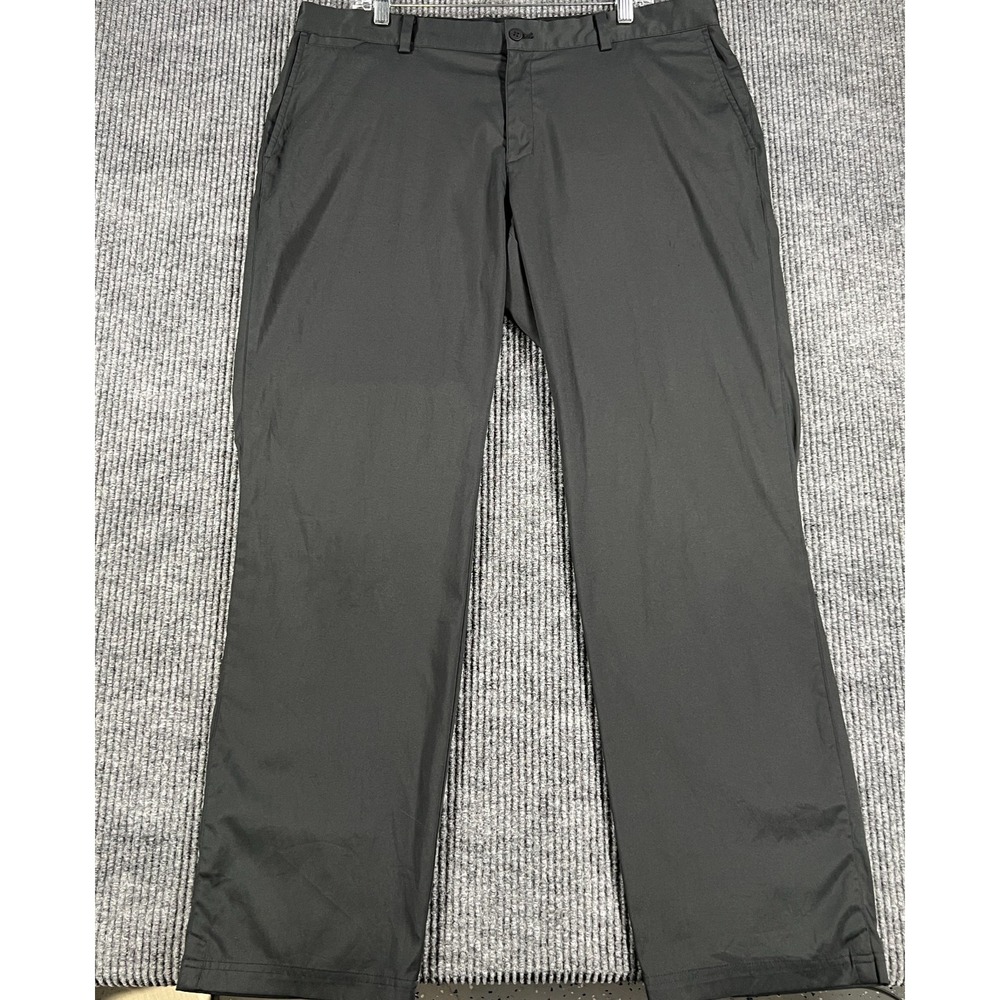 Nike Golf Pants Mens 38x32 Black Chino Tour Performance Casual Comfort Light
